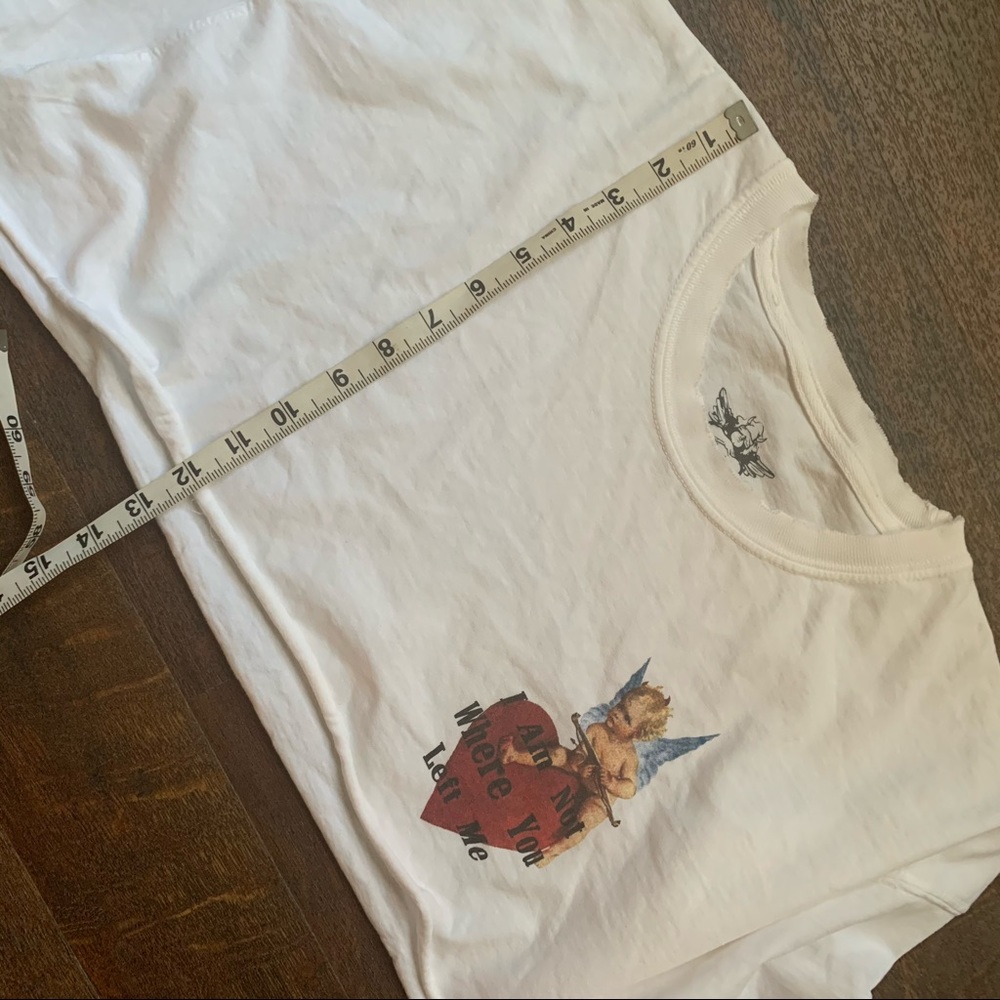 Boys Lie I Am Not Where You Left Me crop tee - Picture 8 of 9